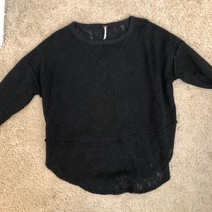 Free People oversized sweater/sweatshirt